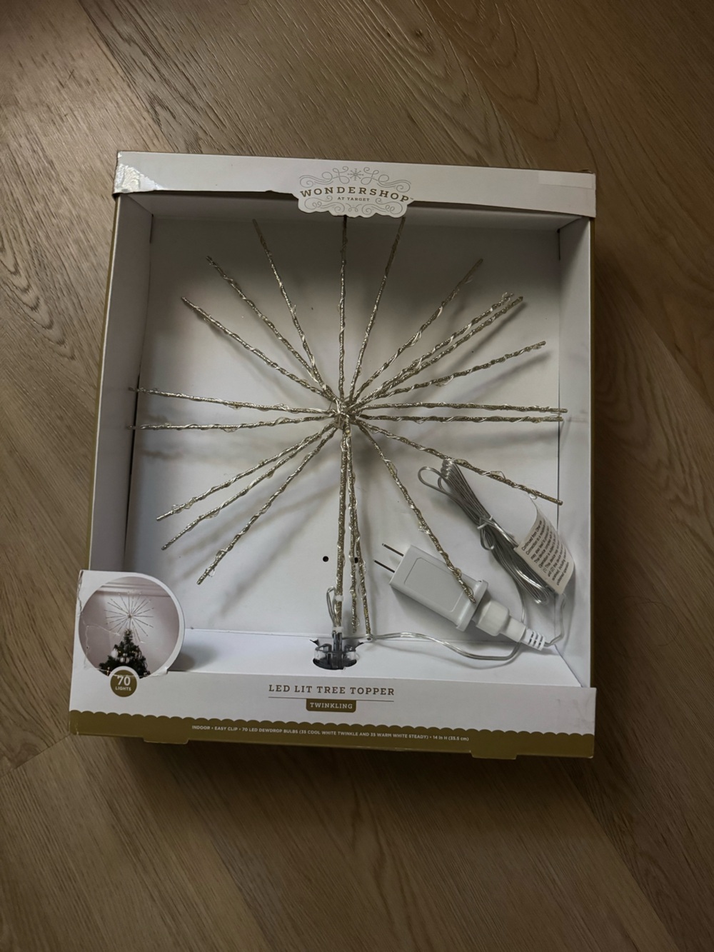 Wondershop LED Twinkling Tree Topper 🌟